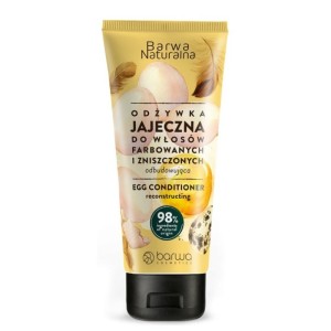 Odżywka do włosów 200ml BARWA NATURALNA jajeczna odbudowująca do włosów farbowanych i zniszczonych 1szt. /00413210830410/
