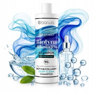 Odżywka do włosów oczyszczająca 380ml BARWA PRO EFFECT biotyna i kolagen do włosów cienkich i przetłuszczających się 1szt. /04708449180220/