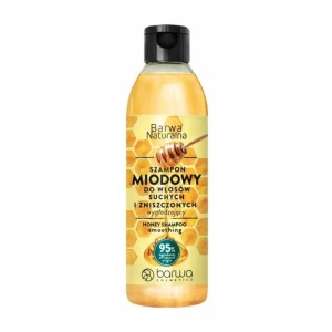 Szampon do włosów 300ml BARWA NATURALNA miodowy wygłądzający do włosów suchych i zniszczonych 1szt. /00408362050220/