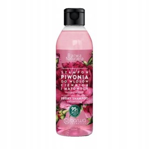 Szampon do włosów 300ml BARWA NATURALNA piwonia nadający objętość do włosów cienkich i matowych 1szt. /00408225050220/