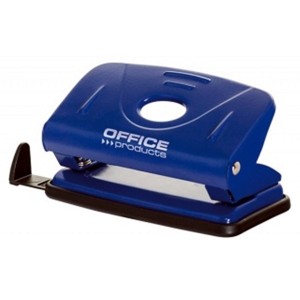 Dziurkacz do 12 kartek metalowy OFFICE PRODUCTS niebieski /18052111-01/