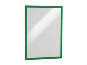 Ramka magnetyczna samoprzylepna DURAFRAME A3 z uchylną przednią stroną op.2 szt zielona /487305/