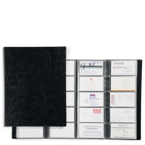 Wizytownik VISIFIX na 400 wizytówek czarny /244501/