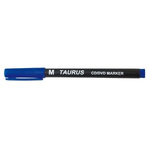 Marker/foliopisdo CD 1mm m okrągły TAURUS niebieski /TCD-01/