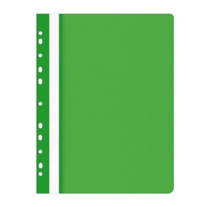 Skoroszyt OFFICE PRODUCTS A4 miękki, wpinany, zielony /21104121-02/