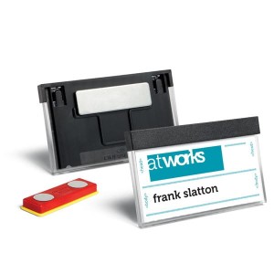 Identyfikator SELECT z magnesem 30x60mm 25 sztuk /850701/