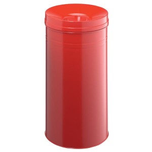 Kosz okrągły na śmieci SAFE+ 60 czerwony /332703/