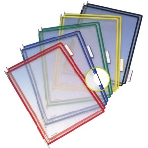 Panele prezentacyjne TARIFOLD Technics A4 10szt.niebieskie /114001/