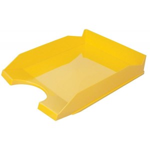 Szufladka na biurko Office Products, polistyren/PP, A4, żółta /1801602106/