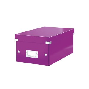Pudło LEITZ CS na DVD fioletowe /60420062/
