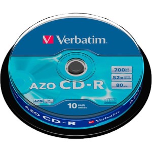 Płyta nCD-R 700MB 52x VERBATIM 10szt /VER43437/