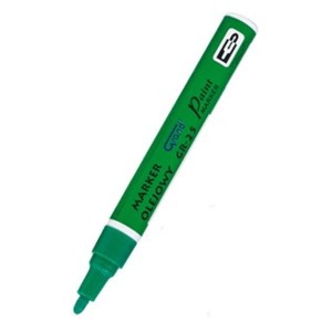 Marker olejowy Grand GR-25 zielony /160-1967/