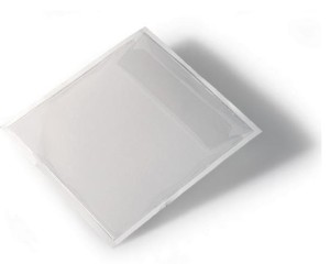 Samoprzylepne etui na płytę CD/DVD z klapką 10 sztuk /808019/