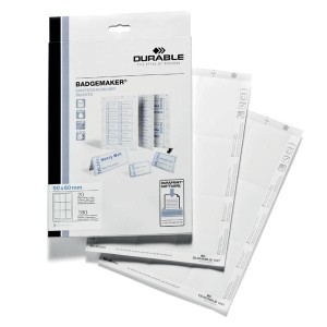 Wkłady do identyfikatorów Badgemaker 90x60mm /145702/