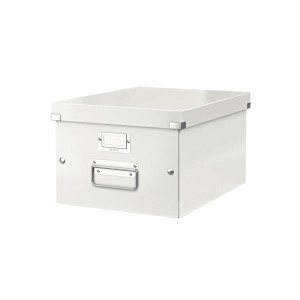 Pudło LEITZ CLICKSTORE uniwersalne średnie WOW białe /60440001/