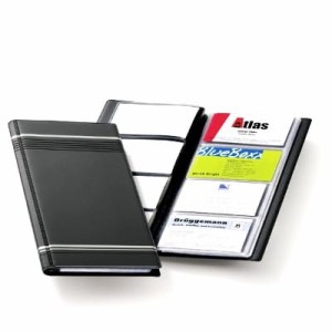 Wizytownik książkowy VISIFIX na 96 wizytówek antracytowy /8581 58/