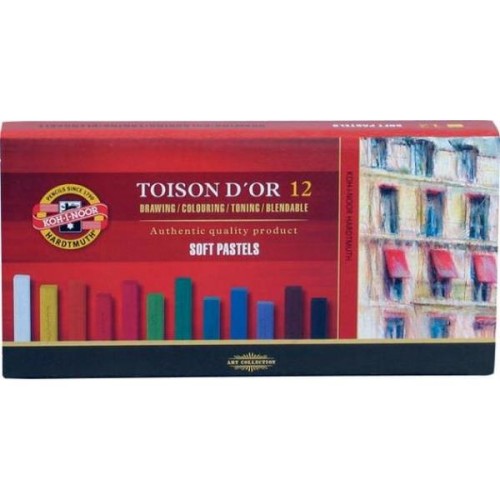 Kredki pastele suche 12 TOISON D'OR 12 KOH-I-NOOR.jpg