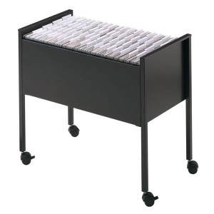 Wózek na teczki zawieszkowe ECONOMY na 80 teczek A4 czarny /309501/