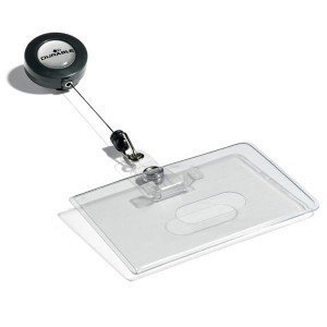 Identyfikator z mechanizmem ściągającym 54x85mm 10 sztuk /801619/