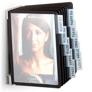 Zestaw ścienny VARIO A5 WALL 10 z 10 panelami A5 czarny /55071/