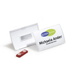 Identyfikator CLICK FOLD 40x75mm z magnesem 10 sztuk /821219/