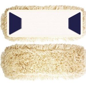 Wkład do mopa płaski 50cm z zakładkami bawełniany supełkowy MERIDA OPTIMUM biały do stelaży ST023/HFF102 1szt. /SOP150/