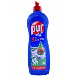 Płyn do naczyń PUR 750ml 3xaction Jabłko