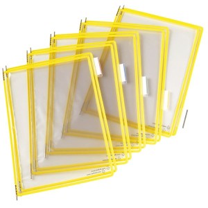 Panele prezentacyjne TARIFOLD Technics A4 10szt. żółte /1114004/