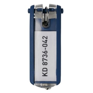 Zawieszka do kluczy DURABLE granatowa 6 sztuk /195707/