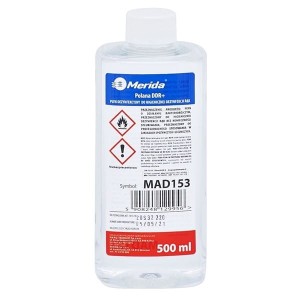 Płyn do higienicznej dezynfekcji (antybakteryjny) rąk MERIDA POLANA DDR+500ml (pasuje do dozownika ME253 -D9P) /MAD153/