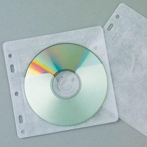 Koszulka zawieszkowa na CD podwójna Q-CONNECT 40szt /KF02208/