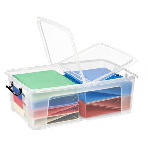 Pojemnik biurowy CEP Smartbox, 50l, transparentny /CHW67590/