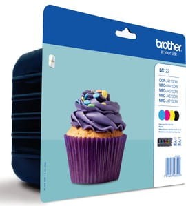 TUSZ BROTHER LC123VALBP, CMYK, 4X600s, MFC-J4510DW OEM