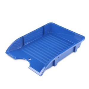 Szuflada na biurko niebieska DONAU - wymiary  250x345x45mm /7455001PL-17/