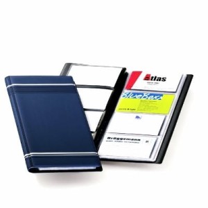 Wizytownik książkowy VISIFIX na 96 wizytówek granatowy /8581 07/