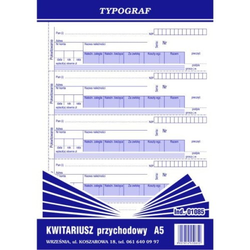 Druk kwitariusz przychodowy A5 Typograf.jpg