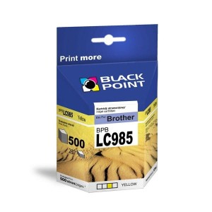Tusz zamienny do BROTHER LC985Y marki Black Point, yellow