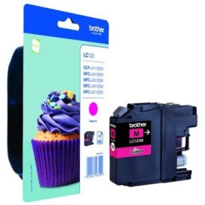 Tusz BROTHER LC123M magenta OEM
