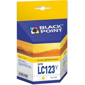 Tusz BROTHER LC123Y yellow BLACK POINT /BPBLC123Y/