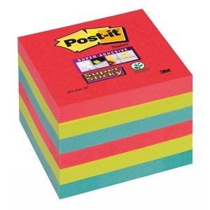 Notes samoprzylepny 76x76 mm 6x90 kartek 654-6sSS-JP Paleta BORA BORA 3M POST-IT Super Sticky /3M-70005253458/