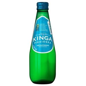 Woda mineralna KINGA PIENIŃSKA niegazowana, butelka szklana 0,33l, 12 szt.