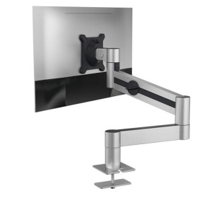 Uchwyt na monitor LCD 21-27'' montaż w otworze blatu srebrny /508423/