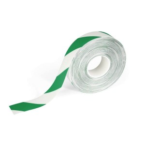 Taśma podłogowa do znakowania DURABLE Duraline 50mm x 0,7mm x 30m biało-zielona /1726131/
