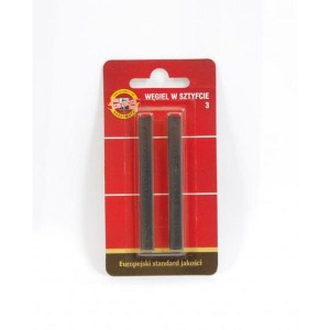 Węgiel prasowany w sztyfcie 8683/1,2,3 KOH-I-NOOR 6szt /8683/BL/