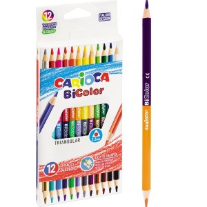 Kredki ołówkowe dwustronne 12/24 CARIOCA BICOLOR 42991 /160-2214/