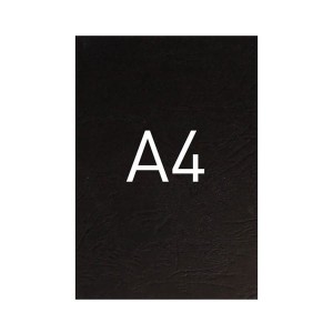 Okładka do bindowania A4 OPUS Delta czarna 100 sztuk /X11067CZA/