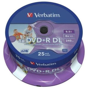 Płyta DVD+R 4,7GB x16 VERBATIM Azo 10szt