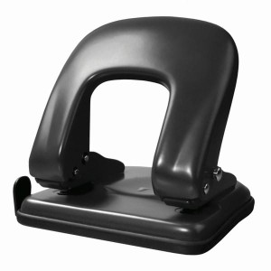 Dziurkacz metalowy TETIS do 35k czarny  /GD010-AV/