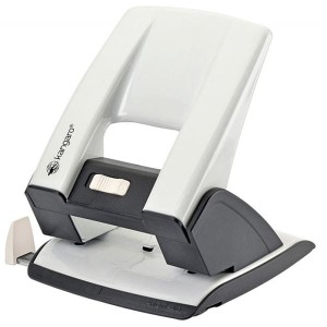 Dziurkacz do 40 kartek KANGARO AION-40 metaliczny biały /KAA40-14/