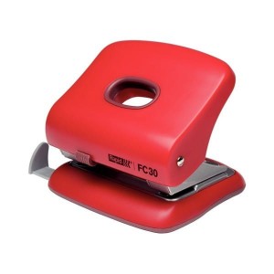 Dziurkacz RAPID fashion FC30 czerwony 30 kartek /23639403/